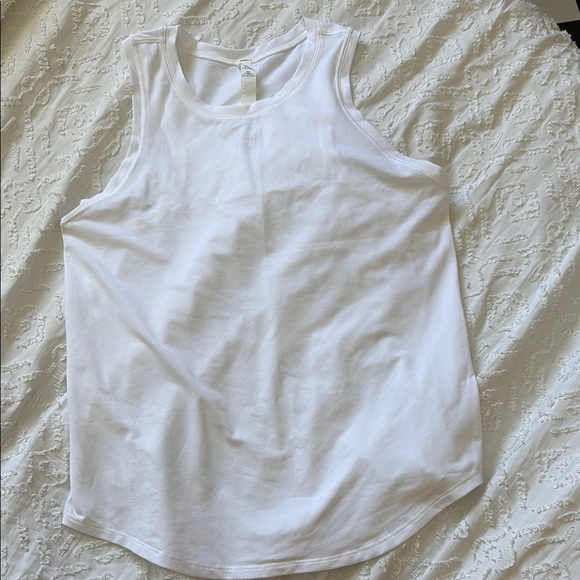 lululemon athletica Tops - Lululemon Athletica White Sleeveless Tank Top